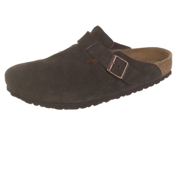 Birkenstock Brown Suede Mules - Picture 10 of 10